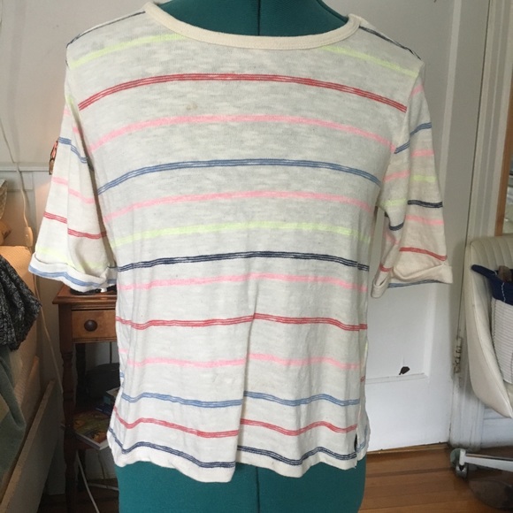 Striped 9-H15 STCL Anthropologie t-shirt - Picture 2 of 6